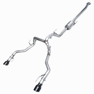 Ford F-150 Tremor Performance Exhaust - AWE Tuning - 0FG Non-Resonated Catback - Diamond Black - `21-`27
